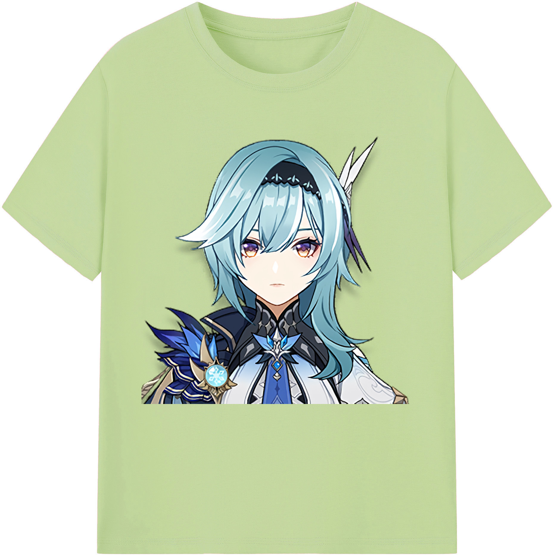 げんし神 优菈 ゆうら genshin Yūra 綿100％半袖Tシャツ（フロントプリント）